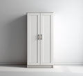 Armarios de madera 95x50x185 cm - Blanco - Estilo moderno con puertas