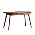 Mesa de oficina 120x60x75 cm - madera oscura - estilo moderno
