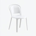Sillas de jardín de plástico 45x50x88 cm blanco - diseño moderno apilable