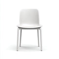 Sillas de jardín de plástico 48x55x82 cm - Blanco - Estilo moderno para exterior