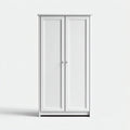 Armarios de madera 100x55x190 cm blanco - diseño minimalista para dormitorio