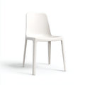 Sillas de jardín de plástico 52x54x82 cm - blanco - diseño moderno para exterior